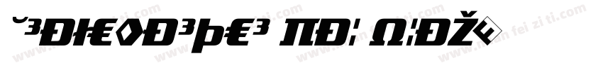 TradeMarker Fat Ital字体转换